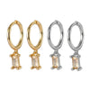 Wholesale S925 Silver Electroplated Geometric Earrings For Women