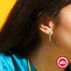 Wholesale S925 Silver Elegant Simple Retro Sweet Water Drop Earrings For Women With Geometric Design And Electroplating Treatment