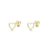 Wholesale S925 Silver Fashion Hollow Heart Earrings For Women With Seiko Treatment