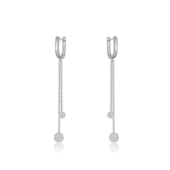 Wholesale S925 Silver Fashion New Earrings With Tassel And Exquisite French Ear Buckle Platinum Or 18K Gold Electroplated
