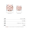 Wholesale S925 Silver Flower Style Earrings Set With Diamonds For Women