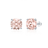 Wholesale S925 Silver Flower Style Earrings Set With Diamonds For Women