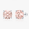 Wholesale S925 Silver Flower Style Earrings Set With Diamonds For Women