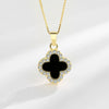Wholesale S925 Silver Fourleaf Clover Necklace For Women With Electroplating Treatment