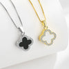 Wholesale S925 Silver Fourleaf Clover Necklace For Women With Electroplating Treatment
