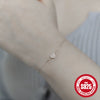 Wholesale S925 Silver Geometric Adjustable Bracelet With 14K Gold Plated Electroplating For Women Lovely Niche Design Sense All Match Stacked Gift