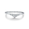 Wholesale S925 Silver Geometric Arrow Diamond Ring For Women
