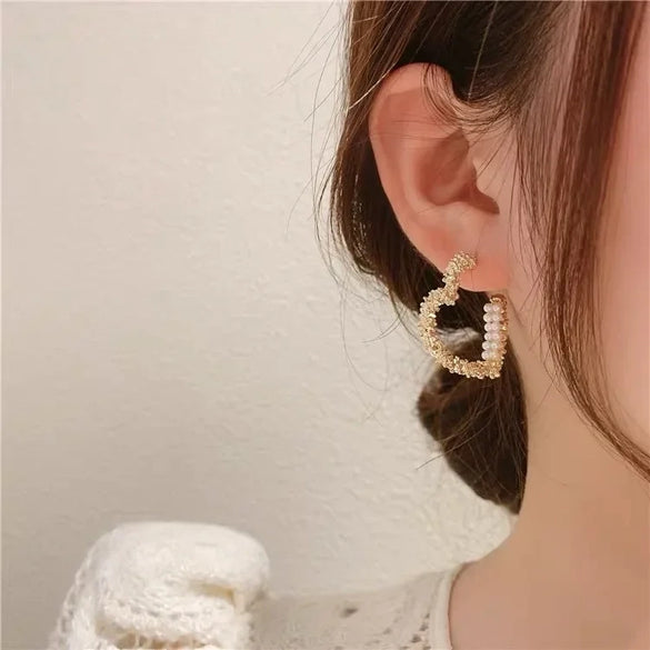 Wholesale S925 Silver Geometric Electroplated Stud Earrings For Women