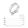 Wholesale S925 Silver Geometric Irregular Fish Scale Round Open Ring For Women With Electroplating