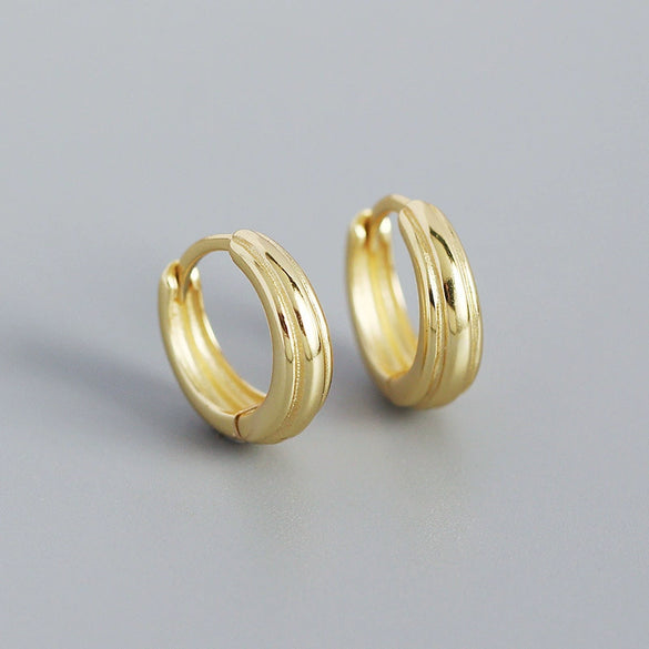 Wholesale S925 Silver Geometric Minimalist Retro Style Ear Studs For Female