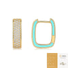 Wholesale S925 Silver Geometric Moissanite Inlay Women's Earrings