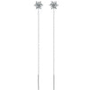 Wholesale S925 Silver Geometric Moissanite Tassel Earrings For Women