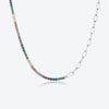 Wholesale S925 Silver Geometric Pendant Necklace For Women Light Luxury Inlaid Zircon Electroplated Platinum Or 18K Gold Non Fading Fashion Ol Style