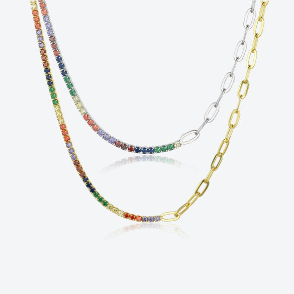 Wholesale S925 Silver Geometric Pendant Necklace For Women Light Luxury Inlaid Zircon Electroplated Platinum Or 18K Gold Non Fading Fashion Ol Style