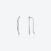 Wholesale S925 Silver Geometric Simple Women's Earrings With Electroplating Platinum 18K Gold