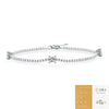 Wholesale S925 Silver Geometric Square Bracelet For Women With Electroplating Dream Shadow Starlight