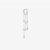Wholesale S925 Silver Geometric Tassel Earrings For Women With Electroplating Treatment