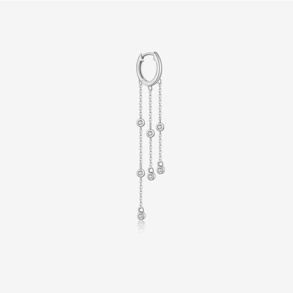 Wholesale S925 Silver Geometric Tassel Earrings For Women With Electroplating Treatment