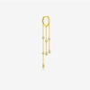 Wholesale S925 Silver Geometric Tassel Earrings For Women With Electroplating Treatment