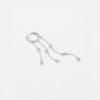 Wholesale S925 Silver Geometric Tassel Earrings For Women With Electroplating Treatment