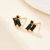 Wholesale S925 Silver Geometric Zircon Earrings