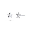 Wholesale S925 Silver Goldplated Fivepointed Starshaped Earring