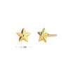 Wholesale S925 Silver Goldplated Fivepointed Starshaped Earring