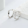 Wholesale S925 Silver Goldplated Wave Pattern White Deer Fashion Niche Women's Earrings