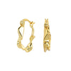 Wholesale S925 Silver Goldplated Wave Pattern White Deer Fashion Niche Women's Earrings