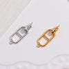 Wholesale S925 Silver Handmade Pig Nose Buckle Pearl Bracelet Necklace Connection Finishing Buckle With Electroplating