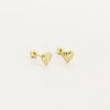 Wholesale S925 Silver Heart Shape Electroplated Earrings For Women