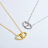 Wholesale S925 Silver Heart Shaped Clavicle Necklace With Electroplating In Fashion High End Light Luxury Style