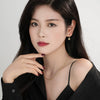 Wholesale S925 Silver Heart Shaped Geometric Earrings For Women