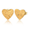Wholesale S925 Silver Heartshaped Retro Literary Light Luxury Earrings