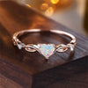 Wholesale S925 Silver Heartshaped Ring Polishing Fashion Style
