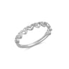 Wholesale S925 Silver Hollow Heartshaped Retro Simple Geometric Ring With Platinum Or 18K Gold Electroplating For Men And Women