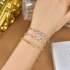 Wholesale S925 Silver Infinite Love Telescopic Bracelet With Styling Letters Numbers Text Micropaved