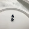 Wholesale S925 Silver Inlaid Zircon Round Perforated Spacer Loose Beads Handmade Diy Threeway Beads Pendant Connecting Ring