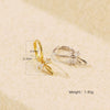 Wholesale S925 Silver Ins Bow Diamond Earrings With Electroplating For Women