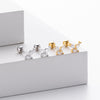 Wholesale S925 Silver Insectshaped Electroplated Butterfly Zircon Earrings Fashion Jewelry
