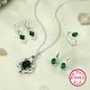 Wholesale S925 Silver Jewelry Suit With French Retro Style Inlaid With Zircon Featuring Stars Sun And Moon Clouds Cosmic Patterns Earrings And Necklace For Women