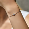 Wholesale S925 Silver Light Luxury Four Leaf Clover Flower Styled Full Diamond Bracelet For Women