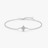 Wholesale S925 Silver Light Luxury Four Leaf Clover Flower Styled Full Diamond Bracelet For Women
