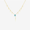 Wholesale S925 Silver Light Luxury Geometric Necklace For Women With Electroplating Treatment