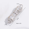 Wholesale S925 Silver Minimalist Zirconia And Diamond Rotary Screw Universal Buckle Diy Handmade Bracelet Necklace