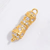 Wholesale S925 Silver Minimalist Zirconia And Diamond Rotary Screw Universal Buckle Diy Handmade Bracelet Necklace