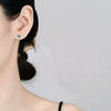 Wholesale S925 Silver Moissanite Ear Studs Classic Sixclaw Platinum Electroplated Geometric Natural Eight Stars And Eight Arrows Earrings Unisex