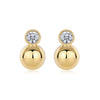 Wholesale S925 Silver Moissanite Geometric Inlay Earrings For Women
