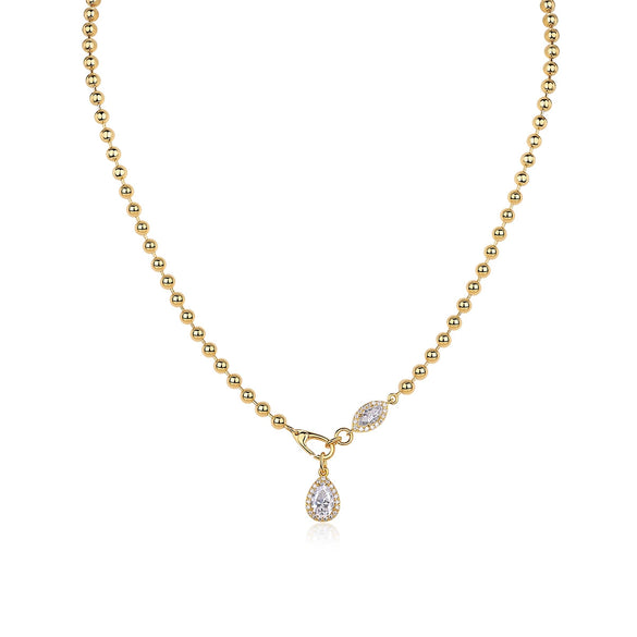 Wholesale S925 Silver Moissanite Pendant Necklace For Women Trendy Accessory With Chain