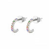 Wholesale S925 Silver Needle And Copper Cshaped And Ushaped Geometric Electroplated Earrings For Women